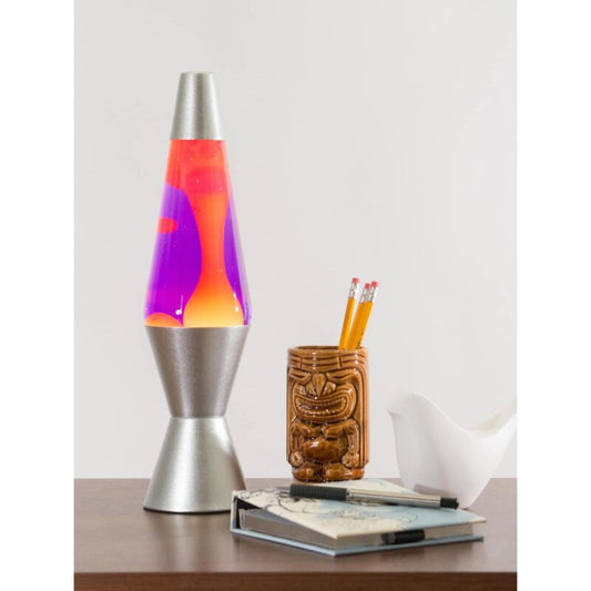 14.5” LAVA Lamp – Yellow/Purple/Silver - US 5659