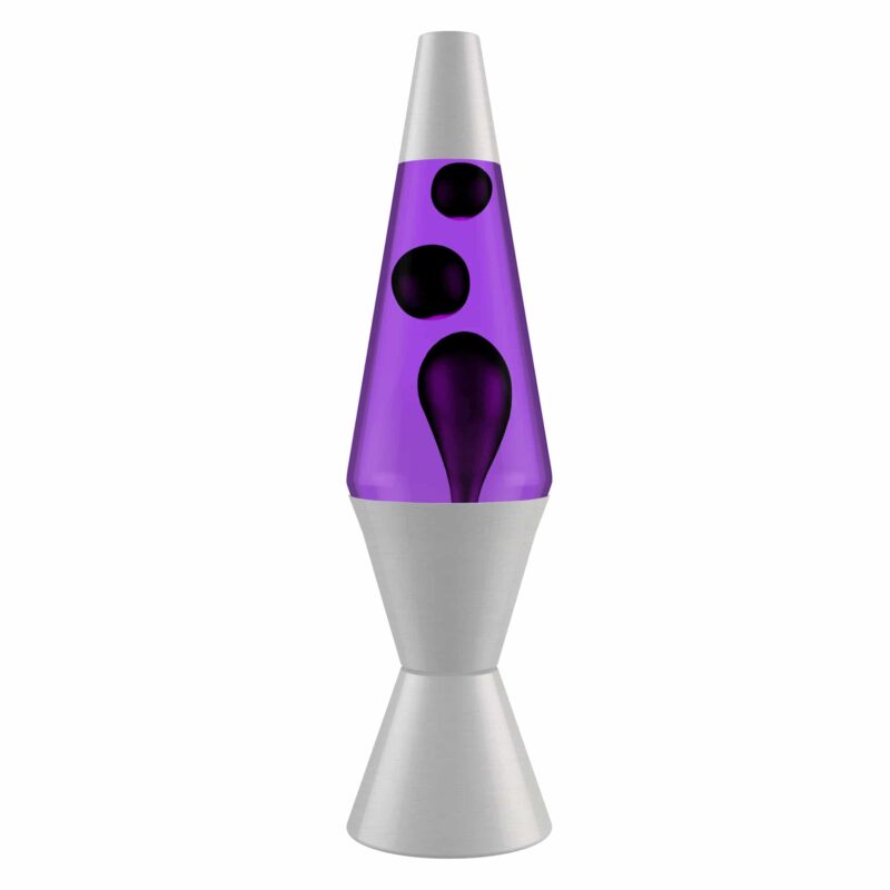 14.5’’ LAVA Lamp – Black &amp; Purple - US 2956