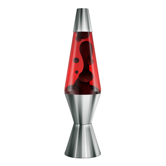 14.5″ Lava Lamp Chrome Plated Crimson - US 7755