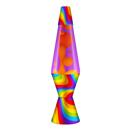 14.5″ Lava Lamp Flowing Color Bands - US 8081