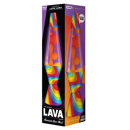 14.5″ Lava Lamp Flowing Color Bands - US 8081