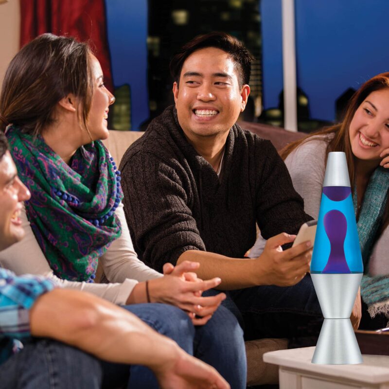 14.5″ LAVA Lamp – Purple/Blue/Silver - US 3923