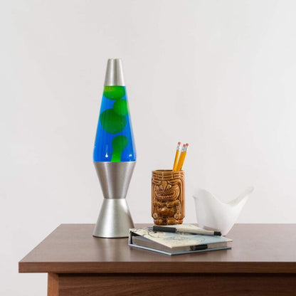 14.5” LAVA Lamp – Yellow/Blue/Silver - US 4157