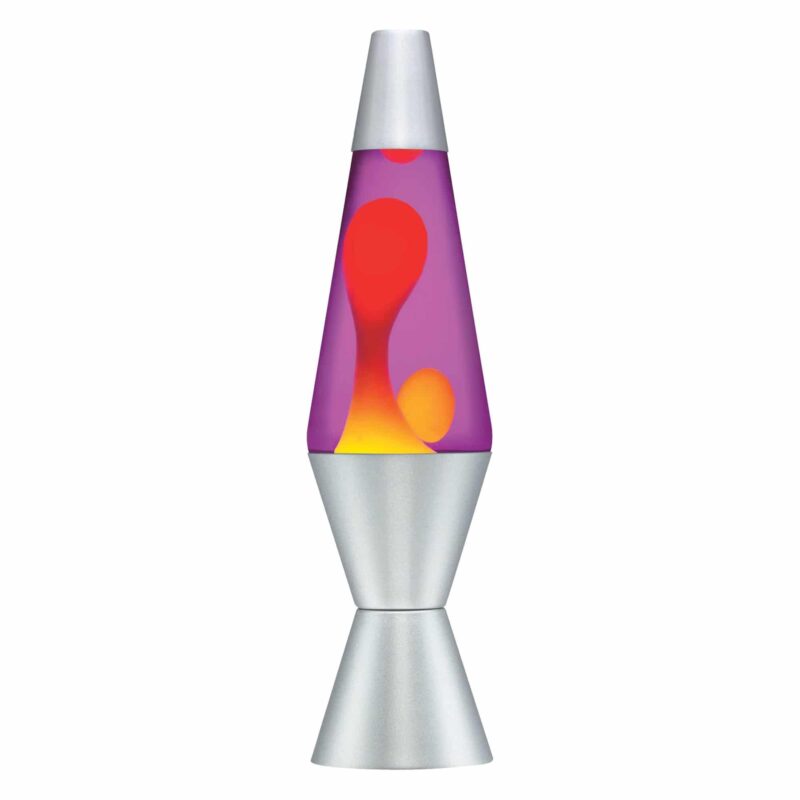 14.5” LAVA Lamp – Yellow/Purple/Silver - US 5659