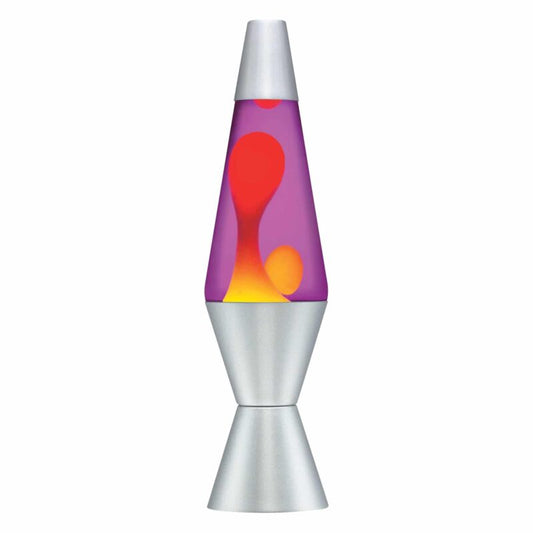 14.5” LAVA Lamp – Yellow/Purple/Silver - US 5659