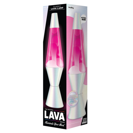 14.5″ Lava Lamp Opalescent Pearl - US 2002