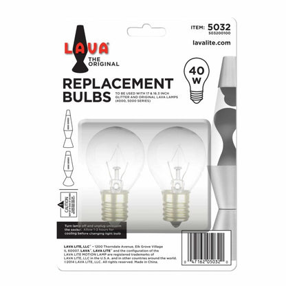 40W LAVA Lamp Light Bulb A15 - US 6901