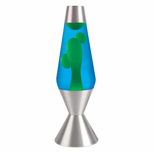 16.3″ LAVA Lamp – Yellow/Blue/Silver - US 6828