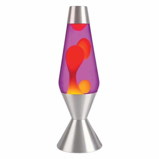 16.3″ LAVA Lamp – Yellow/Purple/Silver - US 7073