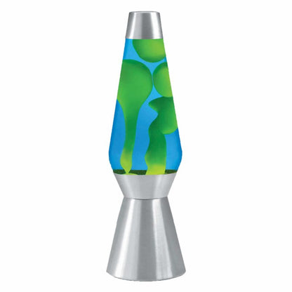 27″ LAVA Lamp Grande – Yellow/Blue/Silver - US 2966