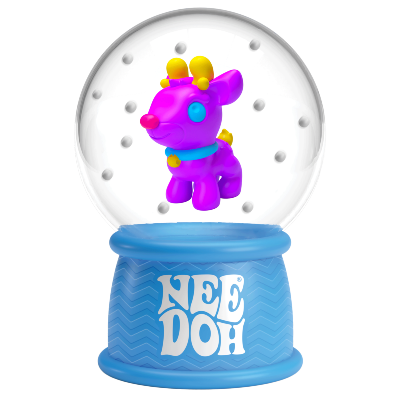 NeeDoh Squish N Flow Snow Globe - US 5748