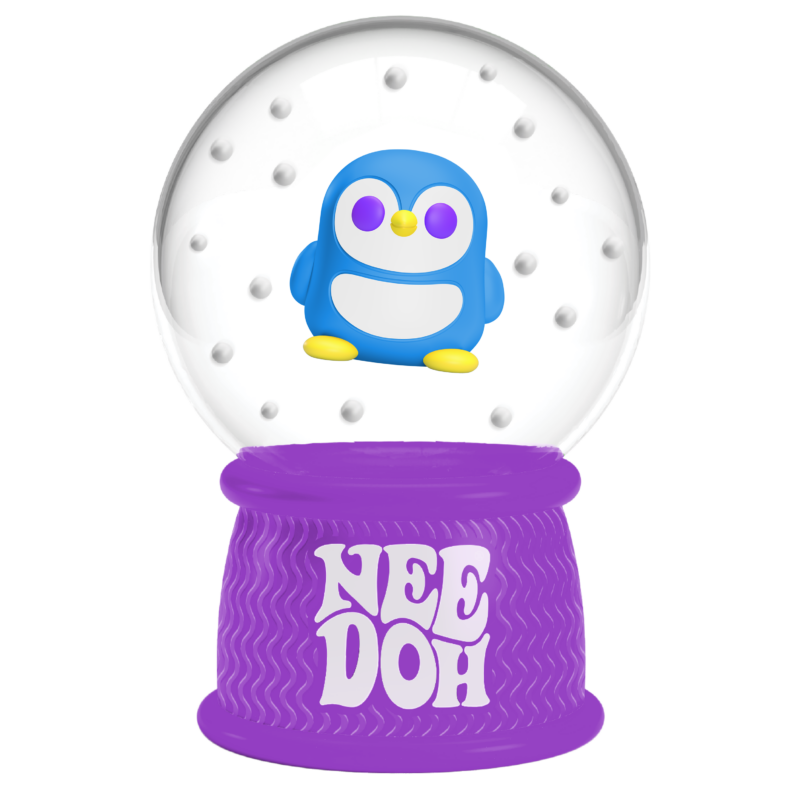 NeeDoh Squish N Flow Snow Globe - US 5748