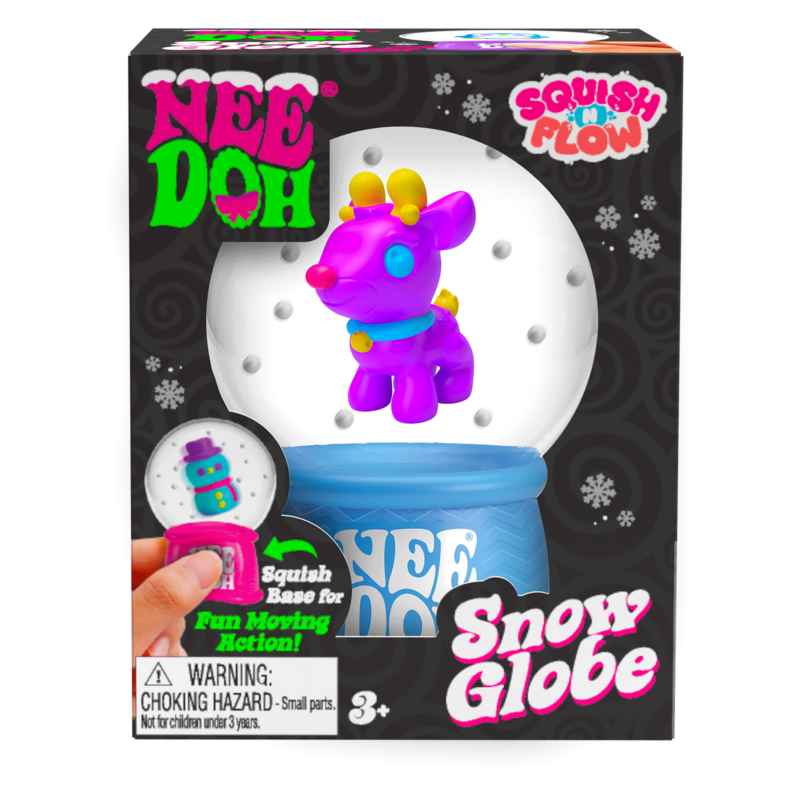 NeeDoh Squish N Flow Snow Globe - US 5748