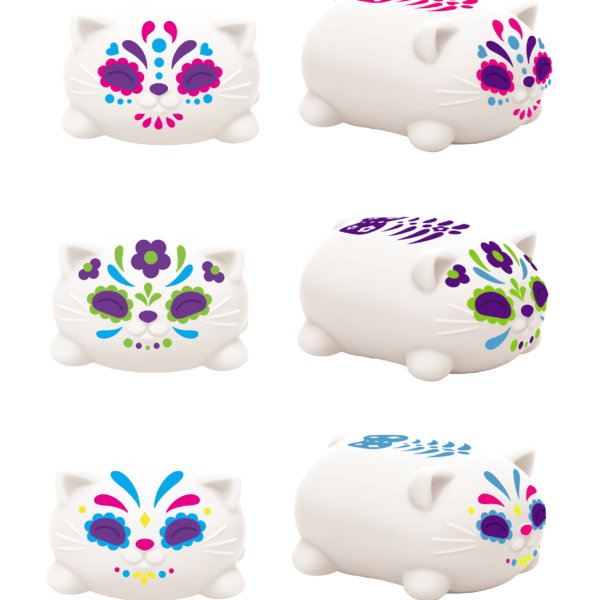NeeDoh Sugar Skull Cats - US 3112